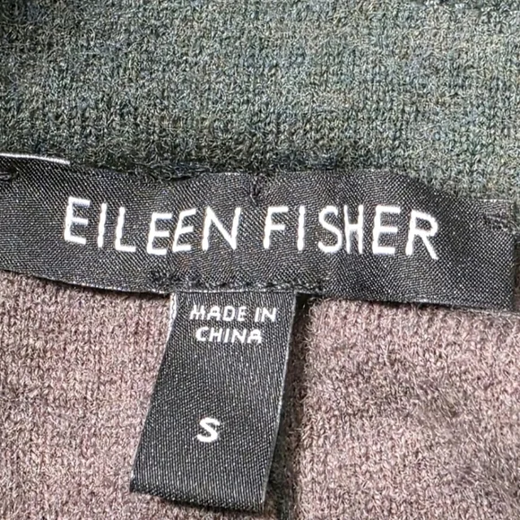 Eileen Fisher Double Felt Merino Wool Jacket Green